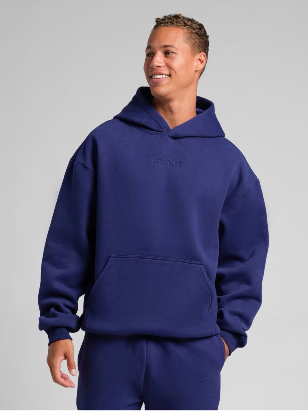 Comfrt - Limited Edition Indigo Signature Hoodie - Picture 2 of 7
